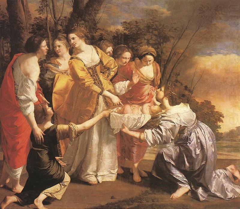 GENTILESCHI, Orazio Finding of Moses dfgh china oil painting image